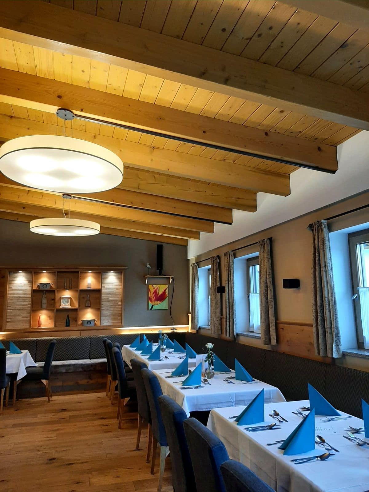 Gedeckte Tafel im Brauhaus
